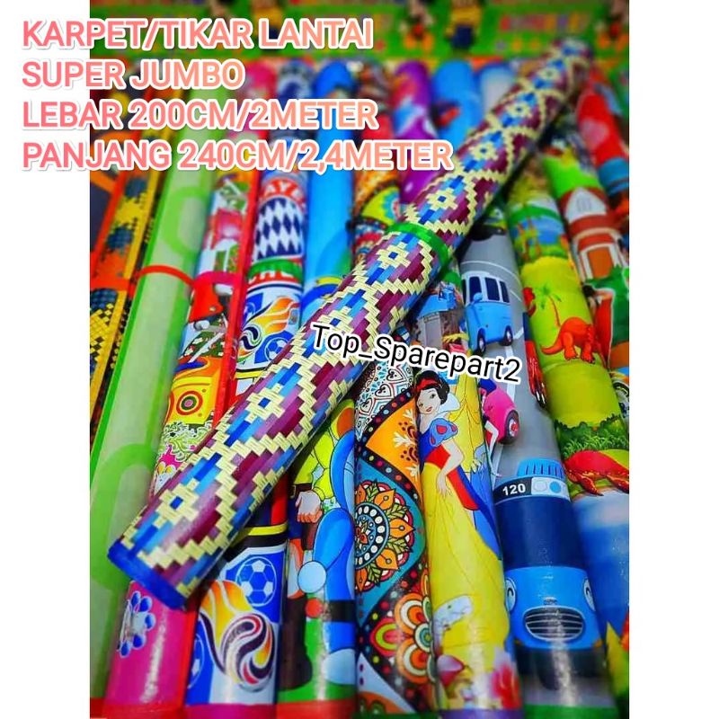 KARPET/TIKAR LANTAI UKURAN BESAR LEBAR 200CM PANJANG 240CM