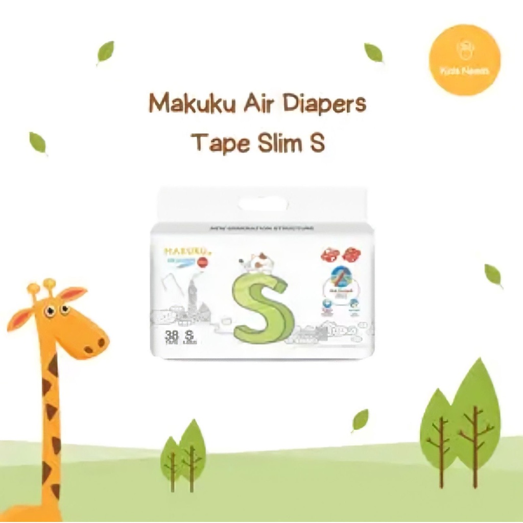 Jual Makuku Air Diapers Slim Tape S Popok Bayi Shopee Indonesia