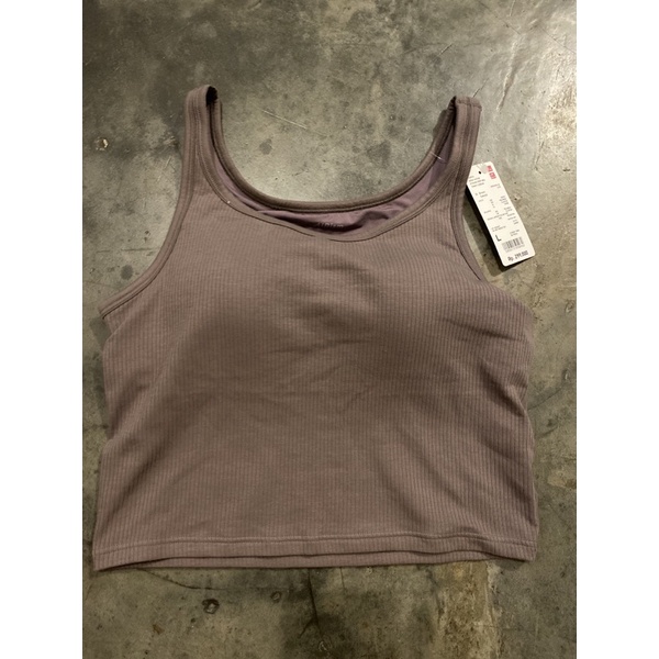 UNIQLO ribbed bra top