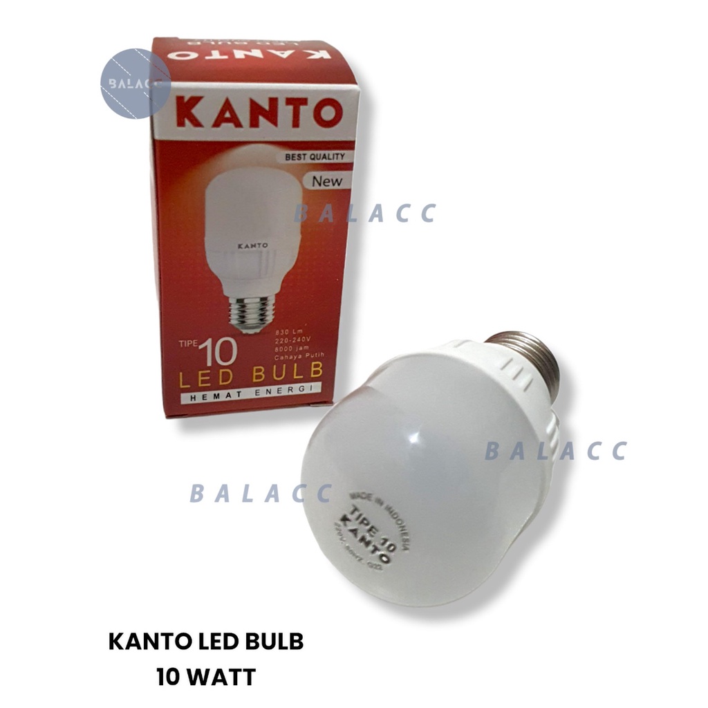 LED Kapsul 10 Watt / Lampu LED 10 Watt KANTO Cahaya Putih