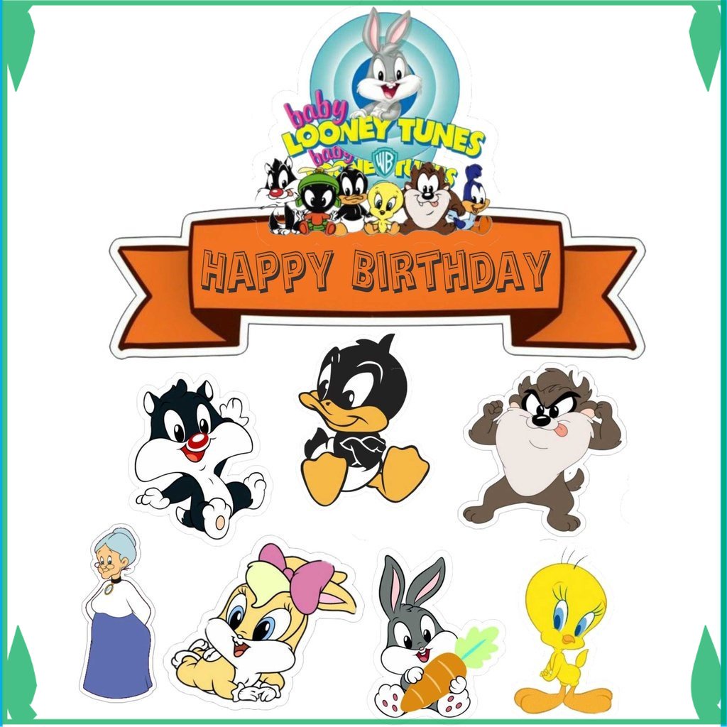 

TOPER KUE TOPPER CAKE ULANG TAHUN / HIASAN KUE LOONEY TUNES FADHILSOUVENIR