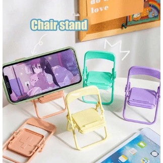 Phone Holder Kursi / Folding Chair Stand Holder Phone Universal