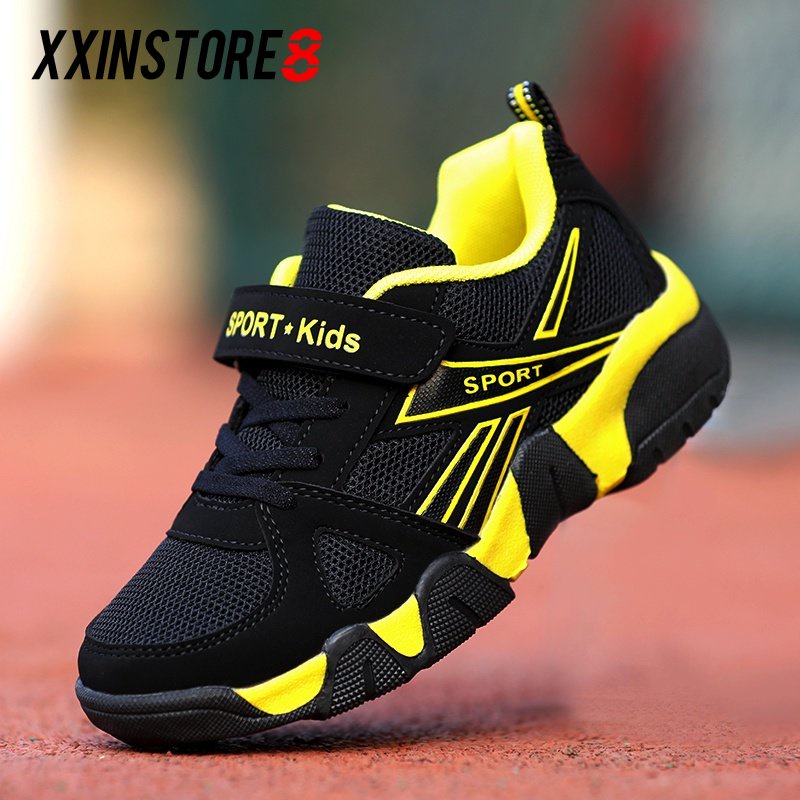 Sepatu Sneakers Kasual Bahan Mesh Breathable Untuk Anak Laki-Laki Dan Perempuan