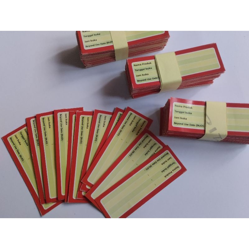 

Stiker Label Beyond Use Date atau BUD