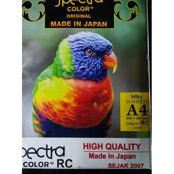 

Professional Silky Photo Paper A4 260gsm Spectra