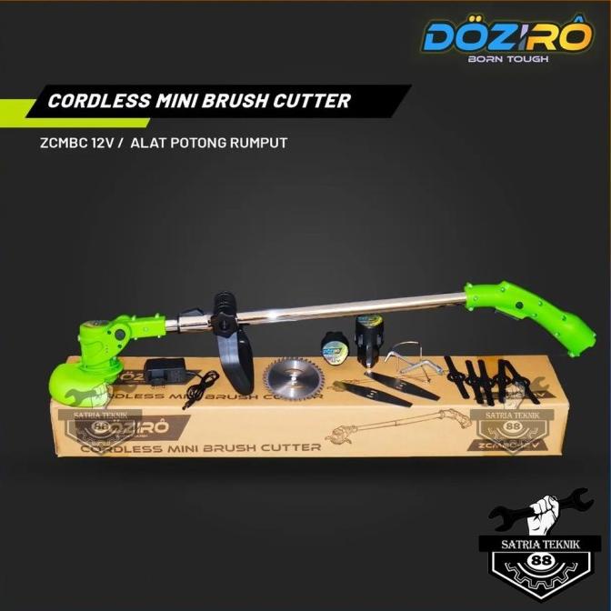 DOZIRO CORDLESS MINI DOZIRO Cordless Grass Trimmer Mesin Potong Rumput barang laris