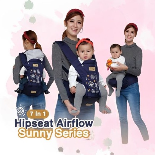 Dialogue Baby Hipseat Airflow 7 in 1 Sunny Series - DGG1034 - Lembut Termurah