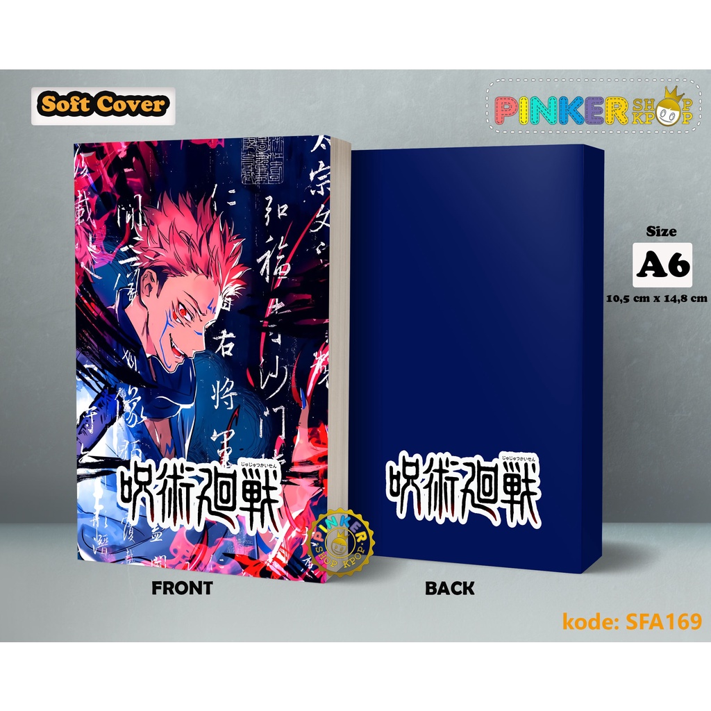 

(SFA169) Pocket Note Anime Jujutsu Kaisen Gojo Softcover