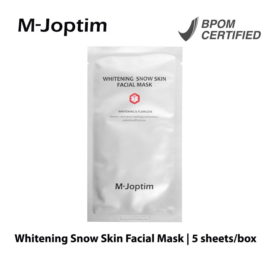 M-Joptim Whitening Snow Skin Facial Mask