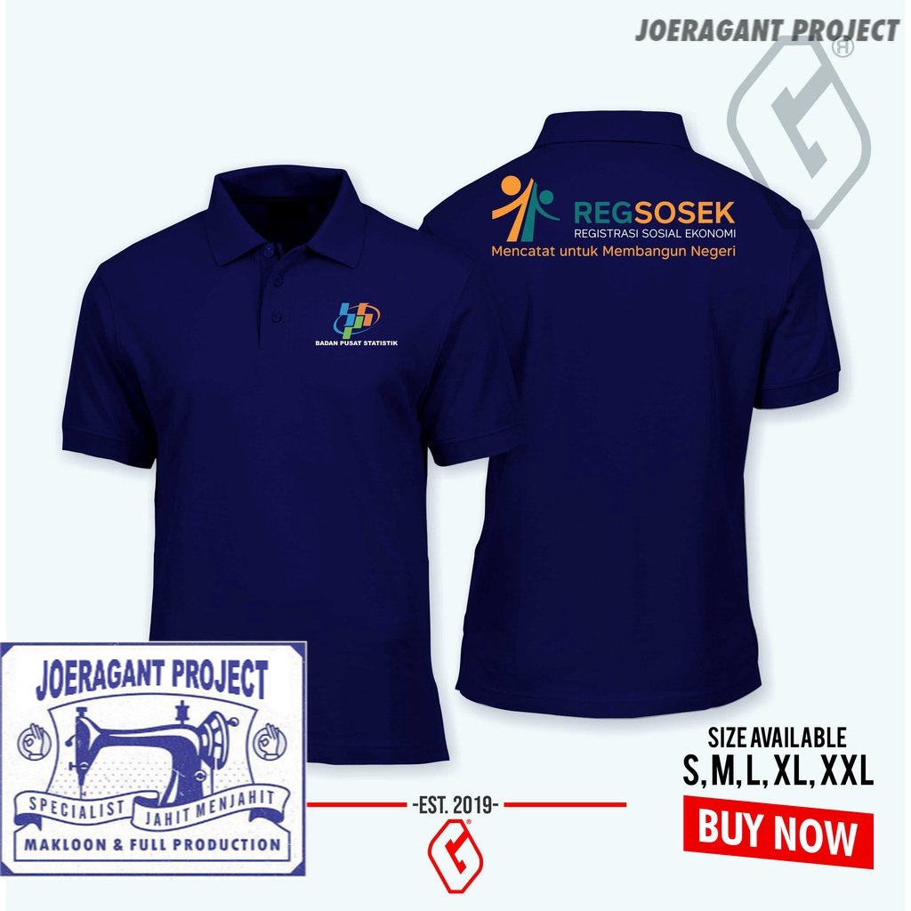 polo shirt regsosek / baju kerah bps regsosek JP