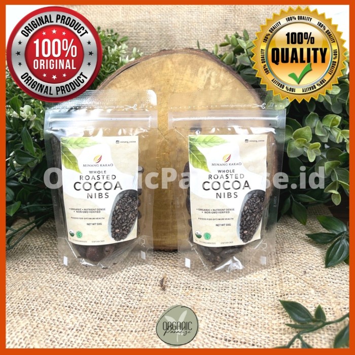

Organic Cocoa Nibs 120 gram Minang Kakao
