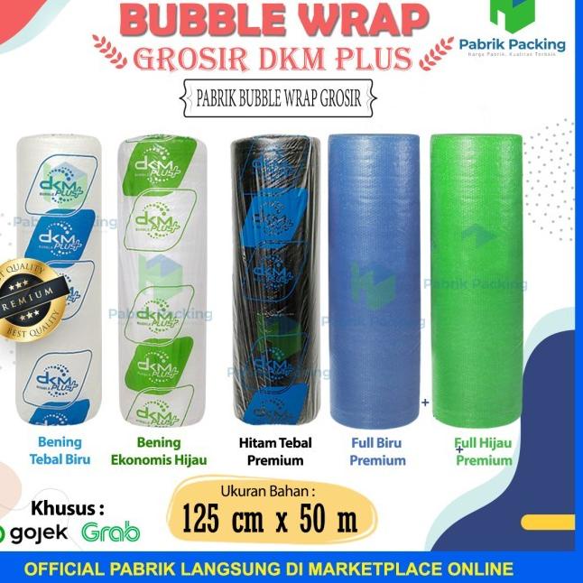 

PLASTIK BUBBLE WRAP BENING TEBAL 125 CM x 50 M DELKOMAS