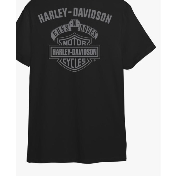 Kaos guns n roses skull harley davidson - XL
