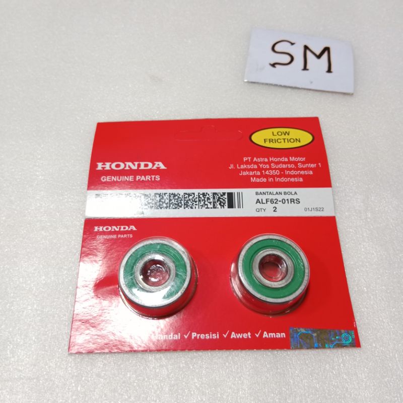 HARGA SEPASANG bearing laker laher roda depan Blade FI Beat Esp Vario 110 FI 150 eSP ALF6201RS asli 