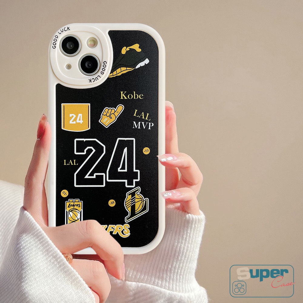 Casing Soft Case Redmi 9T 12C 9 10A 10 9A 10C A1 9C POCO F4 M3 X3 Pro Redmi Note 10s 11s 10 9 Pro 8 9s 11 Pro Plus Mi 12 11 Lite 11T Trendy N.B.A Lakers James Kobe Sarung Label