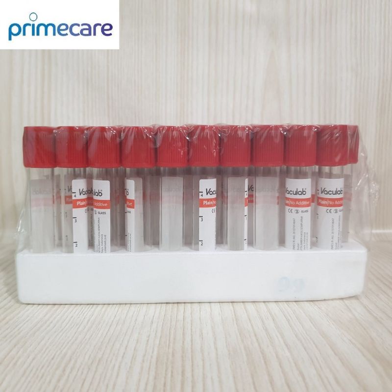 Jual Tabung Darah 3ml Plain Tabung Vacutainer Plain 3ml Shopee Indonesia