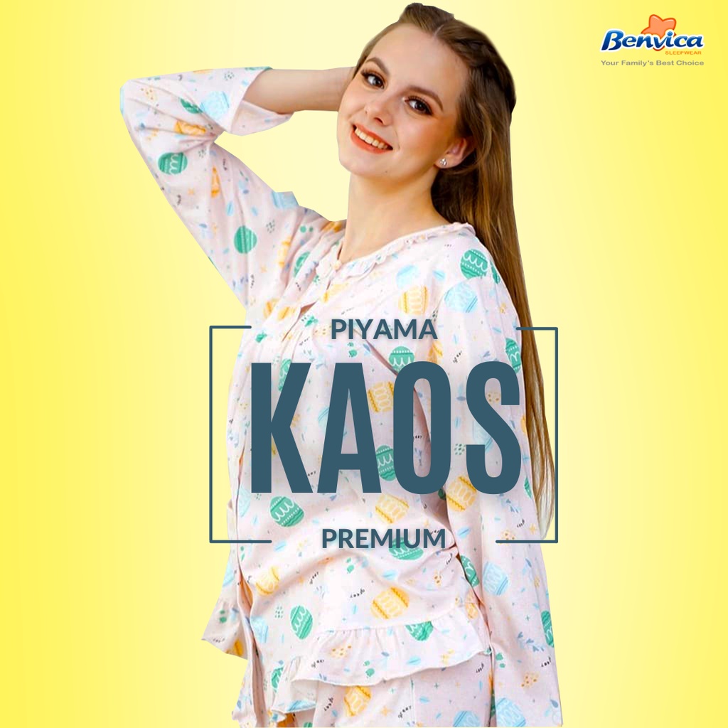 BAJU TIDUR PIYAMA KAOS LENGAN PANJANG ADEM BANYAK MOTIF GREET