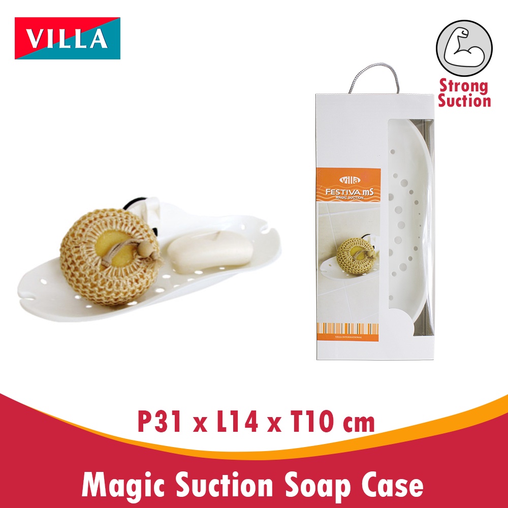 Ktmstore Gantungan Sabun Batang Soap Case Villa Festiva Magic Suction