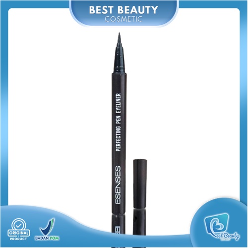 ★ BB ★ ESENSES Perfecting Pen Eyeliner 2ml [ eyeliner Spidol , Longlasting dengan ujung kuas lembut ]