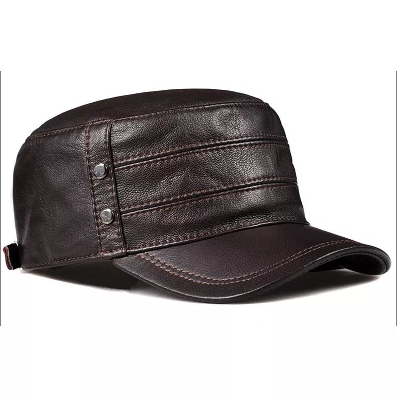 TOPI KULIT ASLI/topi kulit pria/topi kulit ORIGINAL pria terbaru/jaket kulit asli dari kulit asli