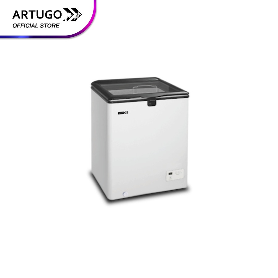 ARTUGO Display Cooler SH 100 B Freezer Box Kaca SH100B 100 Liter