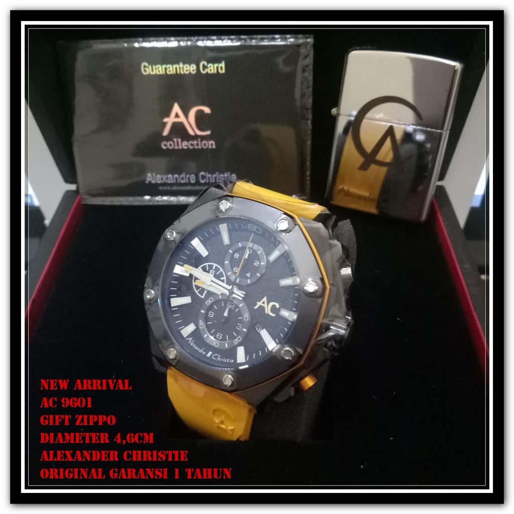 TERBARU jam tangan pria alexander christie ac9601 quality original RUBBER