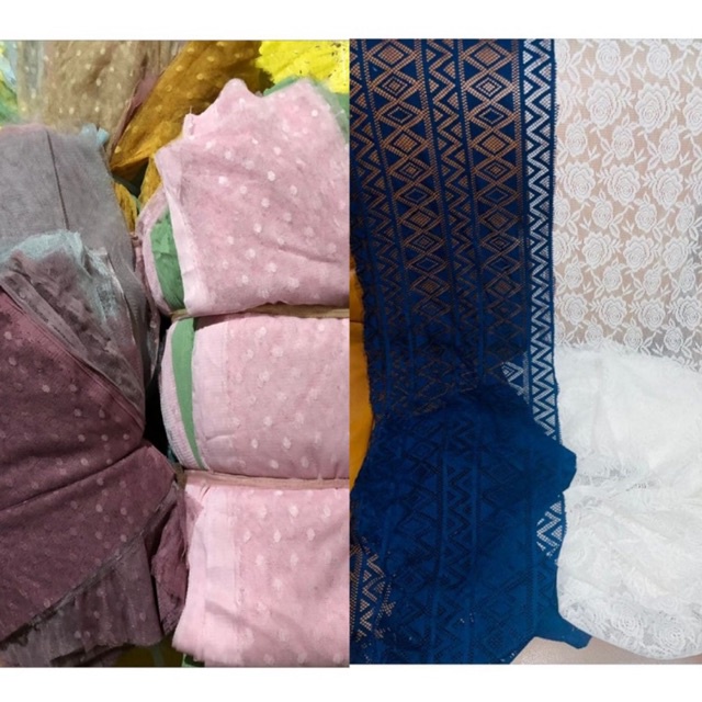 KAIN PERCA BRUKAT TILE UNTUK KERAJIAN TANGAN KILOAN TERMURAH