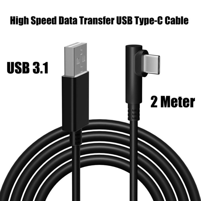 Jual Vr Usb Type C Charging Cable Data Sync Intuos Vr Oculus Quest Link Shopee Indonesia