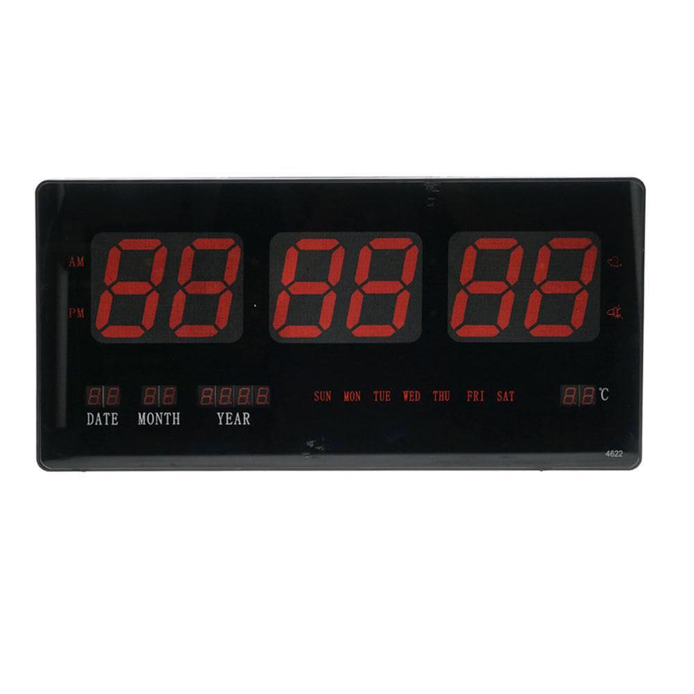 jam dinding digital LED merah TL-4819 jam digital besar
