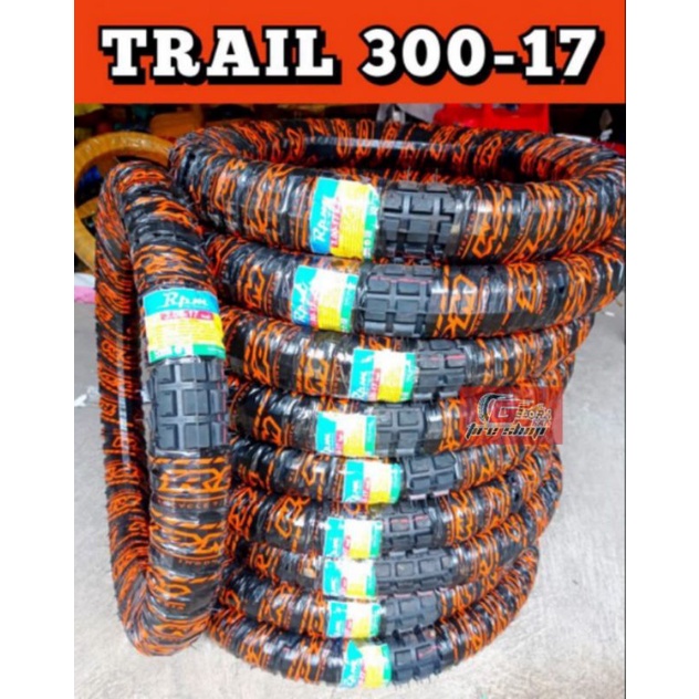 ban montor trail 300-17 ban tril 300-17 non tubeless ban honda supra revo jupiter honda win  ban rpm