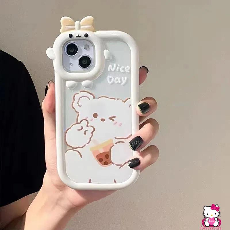 Soft Case Desain Kartun Beruang 3D Untuk Redmi 10A 9T 10C 9A 9C NFC PO CO M3