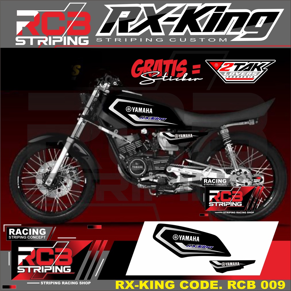 Sticker Striping Variasi Rx King - Striping Motor Rx King RCB 009