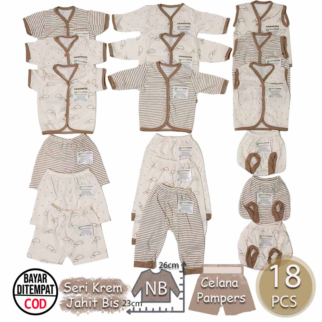 18 Pcs Baju Bayi Celana Bayi Setelan Bayi Baju Bayi Newborn Baju Bayi Baru Lahir Atasan Bayi Baju Bayi Kado Murah Baju Bayi Lucu Baju Bayi Seri Abu Ekonomis Gift Set Grey Monochrome
