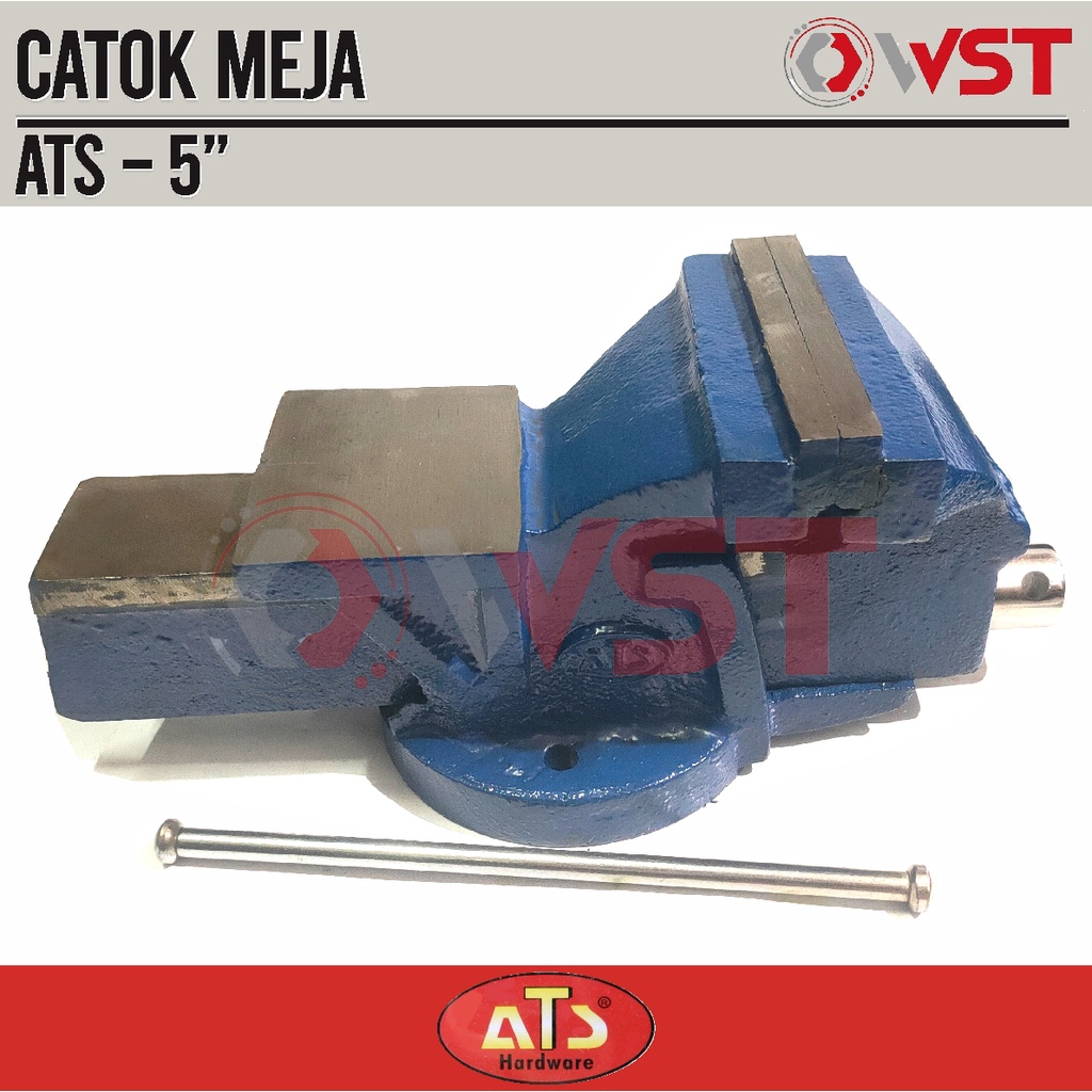 ATS Catok Meja 5inch / Ragum 5" / Catok Paron 5 inch / Bench Vise