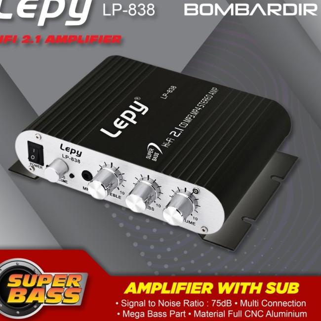 AMPLIFIER LEPY LP-838 MINI STEREO AUDIO