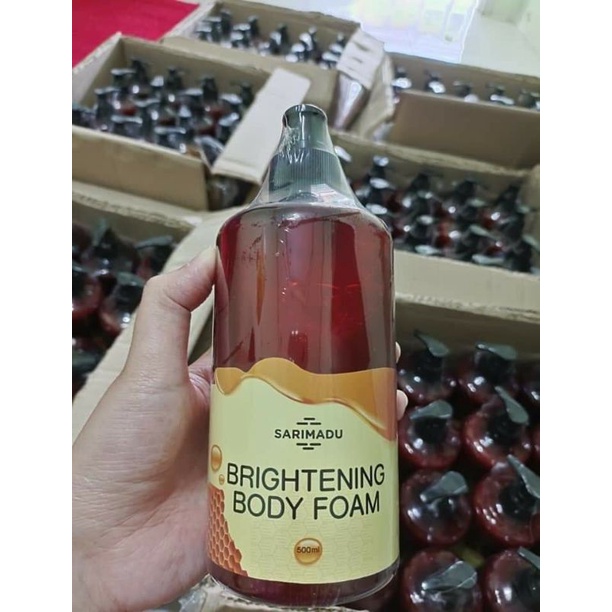 SARIMADU BRIGHTENING BODY FOAM/PRODUK NEW/WASILA COSMETIC/READY STOK