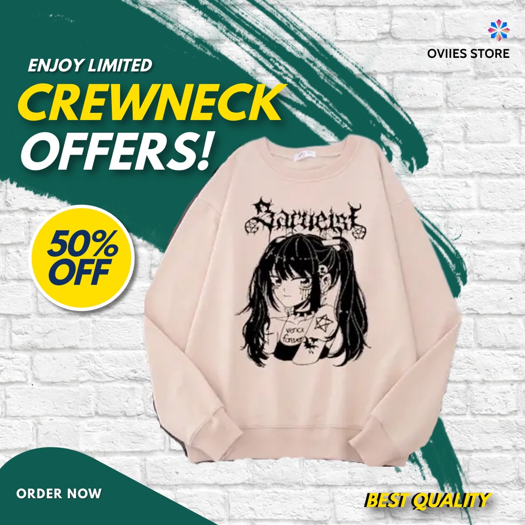 SWITER CREWNEK SWEATER SWEETER PRIA WANITA HODIE HOODIE HODIE HODDY HUDIE HUDI CEWEK COWOK HOODY JEP