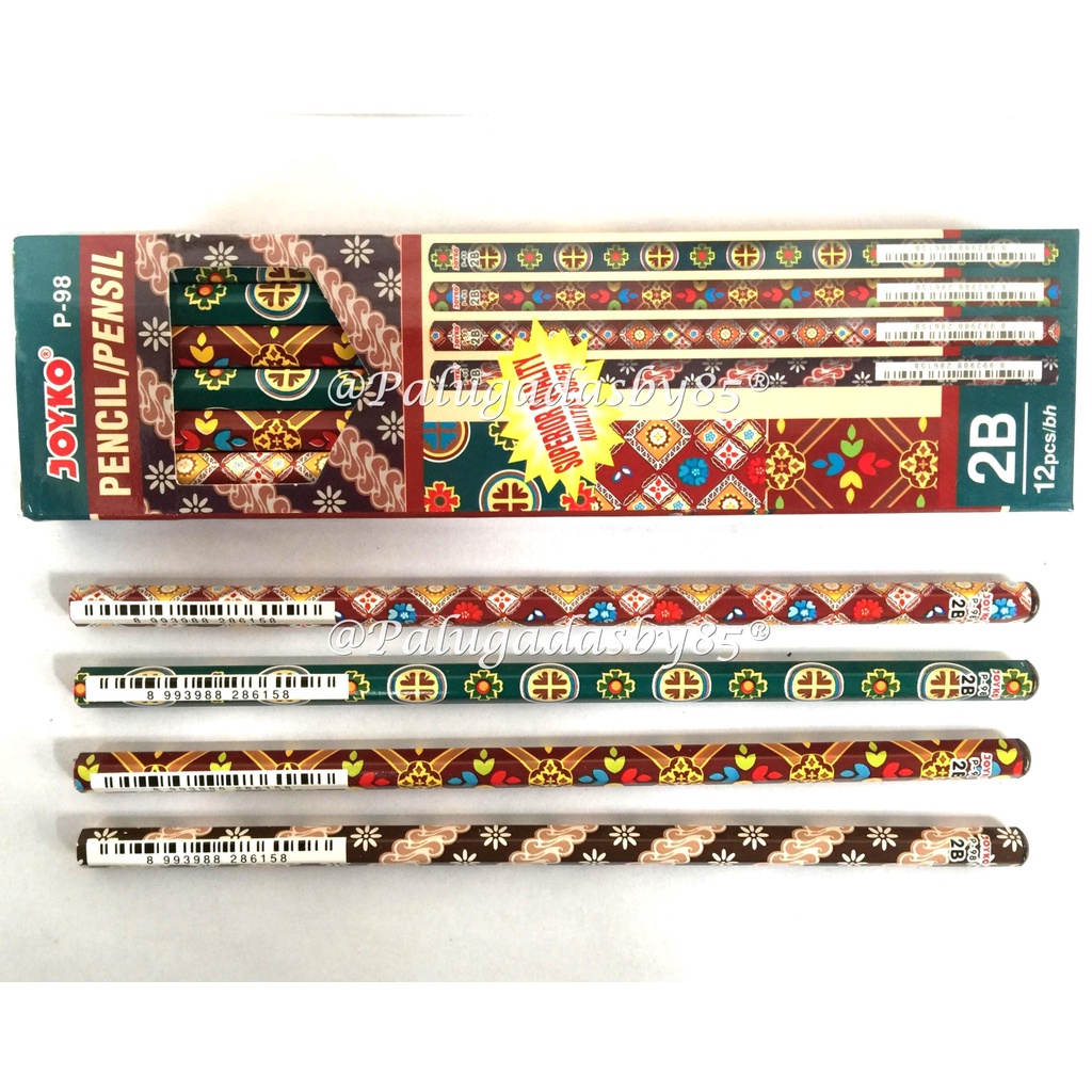 

(1 Pak Isi 12 Pcs) Pensil JOYKO 2B P-98 Batik / Joyko P-98 / Pensil Joyko P-98 / Joyko Pencil P-98