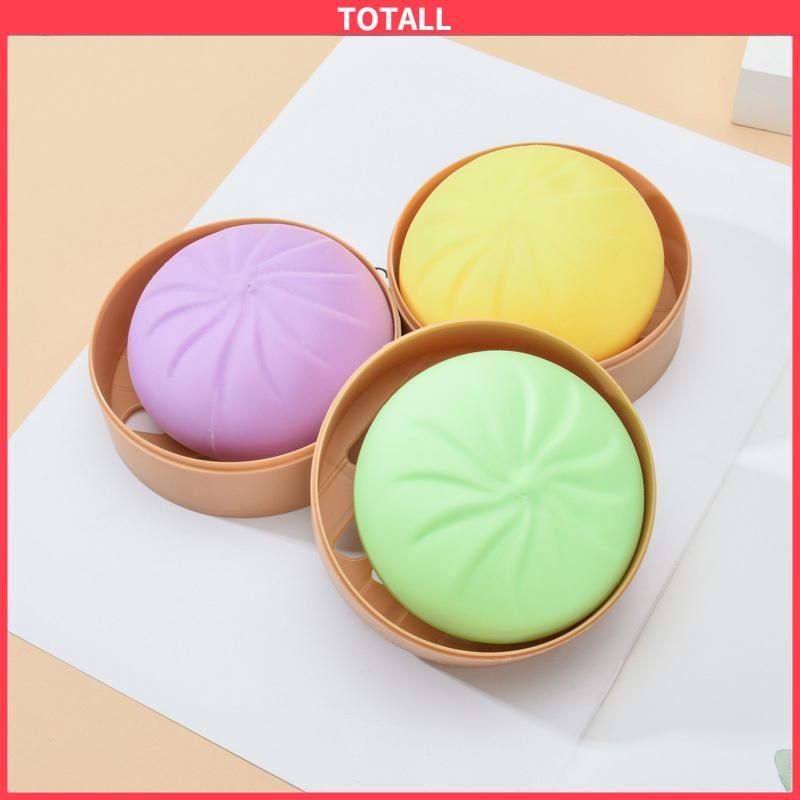 COD Mainan squishy stress ball pao Mainan bakpao palsu Dimsum bakpao mooncake hakau siomay mantau-Totall