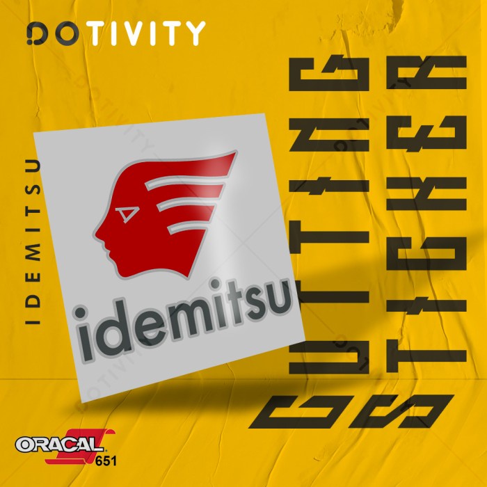 

Cutting Sticker IDEMITSU 2 Colors