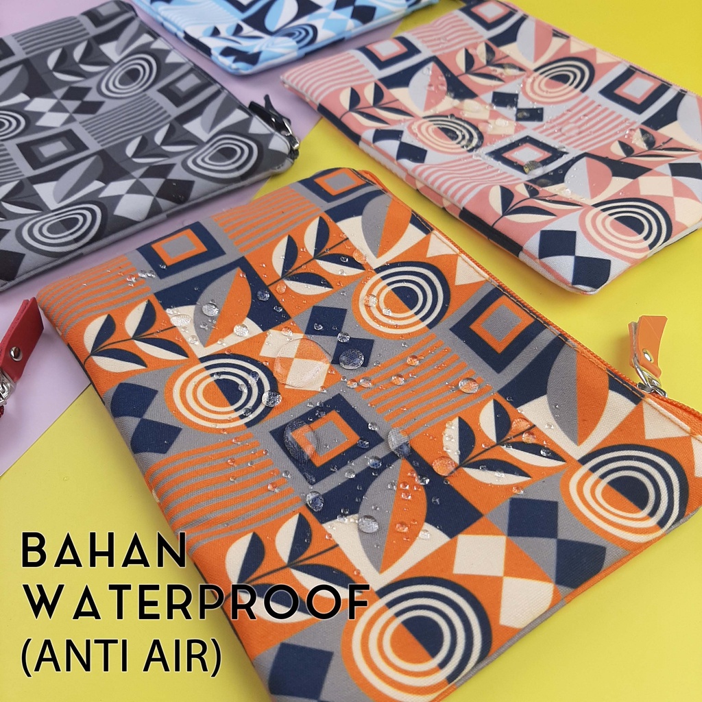 Pouch Canvas Water Repellent | Anti Air | Full Print (AIRIN)