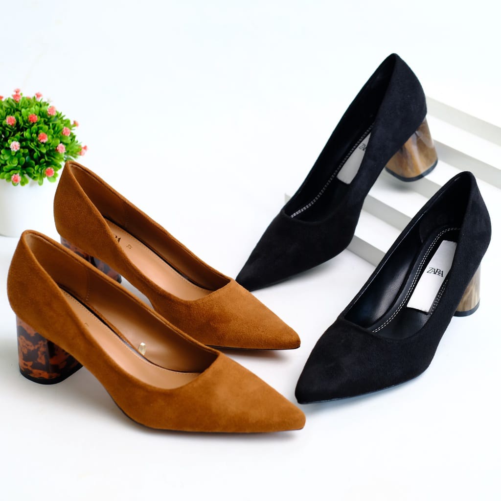 SEPATU WANITA ZS-3313 HEELS 6.5CM