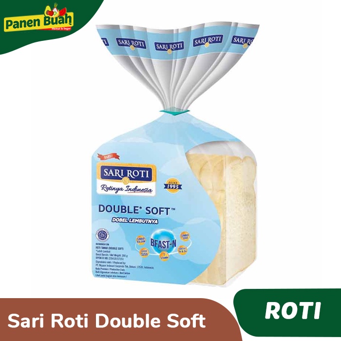 

Roti Tawar Sari Roti Double Soft