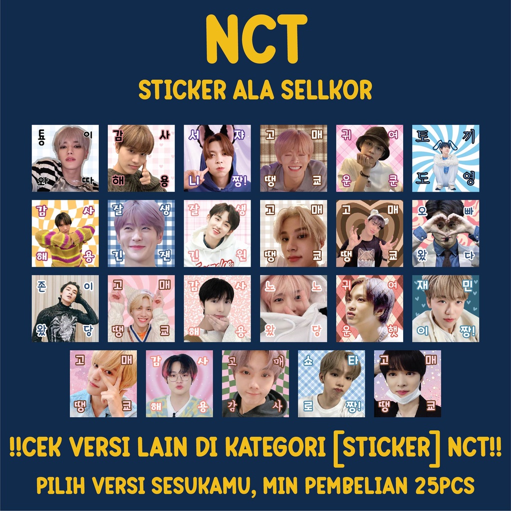[VOL. 2] NCT STICKER DECO - STIKER ALA SELLKOR