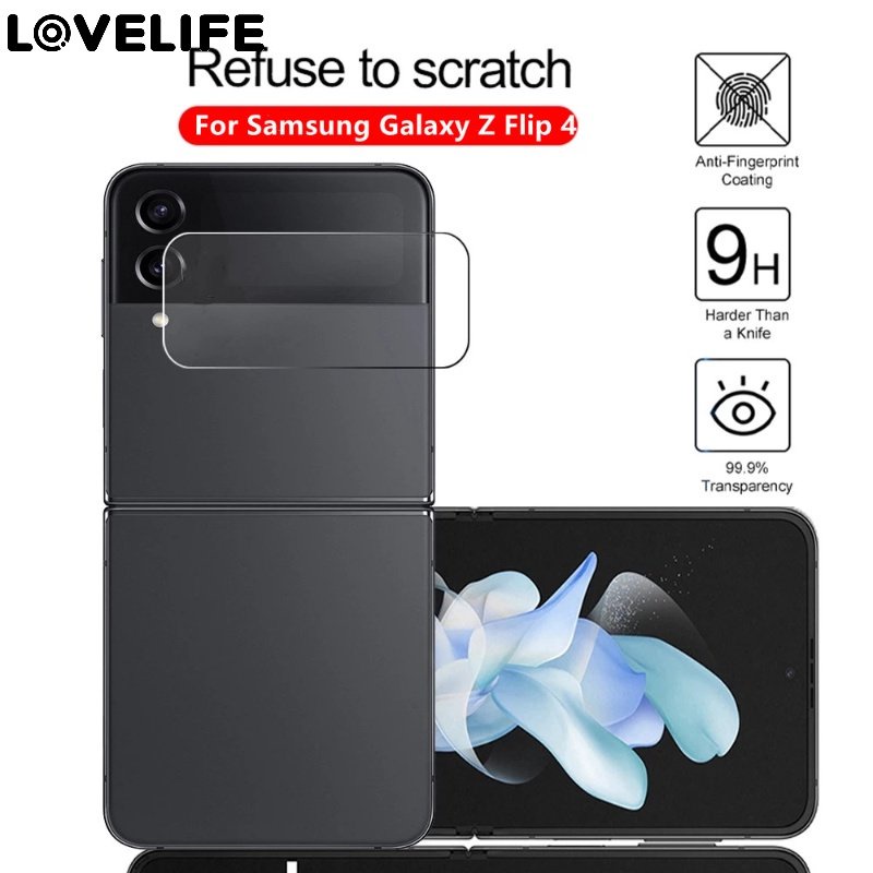 Pelindung Layar Tempered Glass Anti Sidik Jari / Gores Untuk Samsung Galaxy Z Flip 4