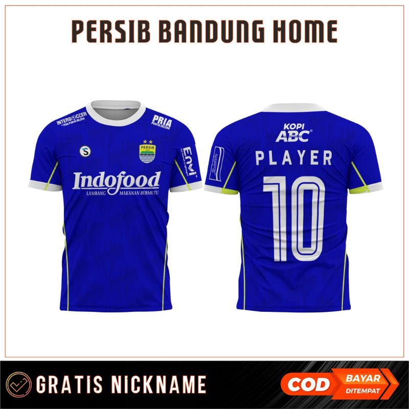 JERSEY PERSIB BANDUNG TERBARU HOME AWAY GRATIS NICKNAME 2022/2023