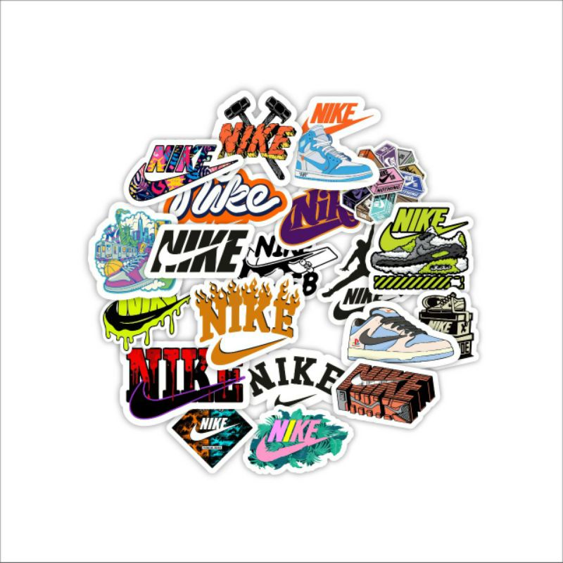 

Stiker paket isi 20pcs sticker nikee graftac premium waterproof