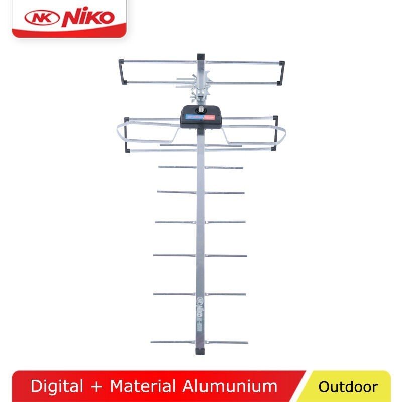 Antena antene TV digital + Kabel Jek 13m INTRA INT-003 Solid Alumunium