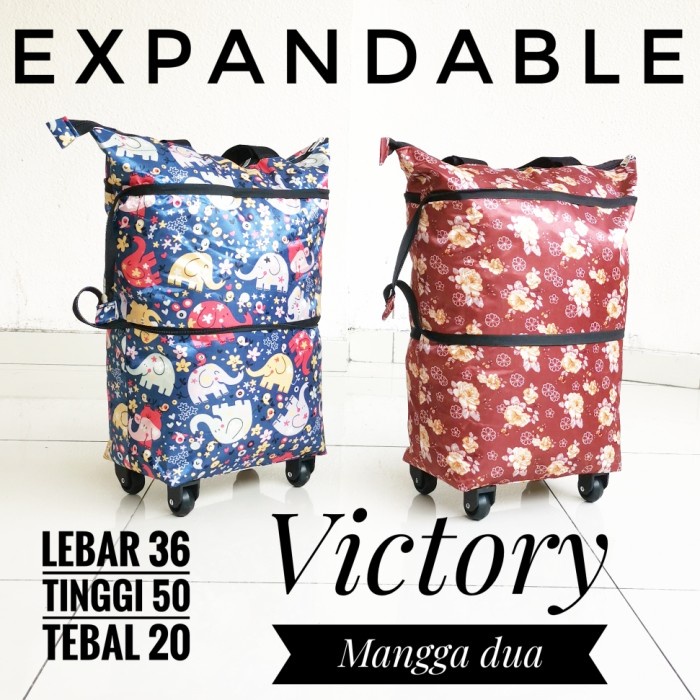 tas roda lipat / tas travel / tas troli / cabin size / tas belanja