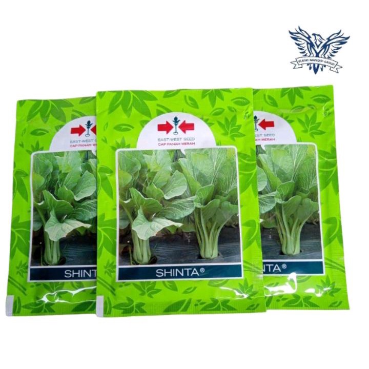 Benih Sawi Shinta 25 gram - Bibit Sayuran Hijau Sinta Cap Panah Merah